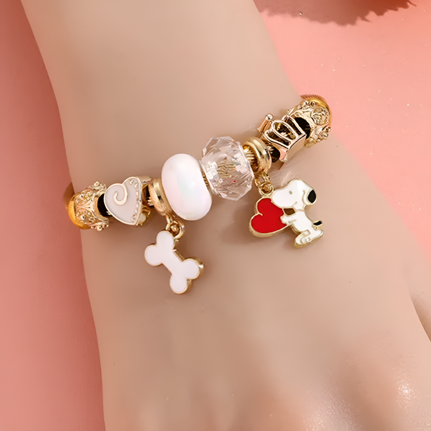 Snoopy Heartbeat Bracelet