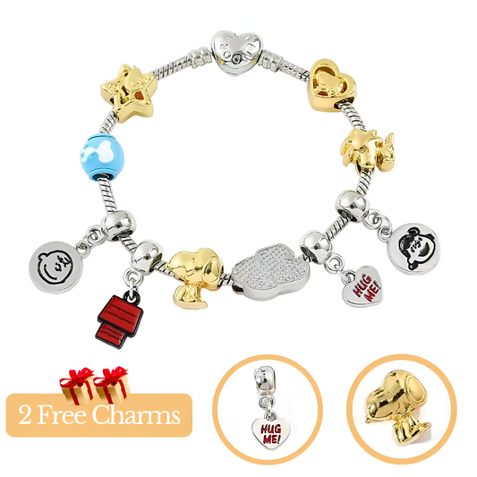 Snoopy Charm Bracelet